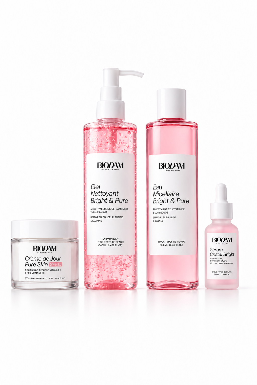 PACK EVERYDAY GLOW — 4 Produits Pour Une Routine Complète Éclat, Protection & Hydratation En 4 Minutes Par Jour